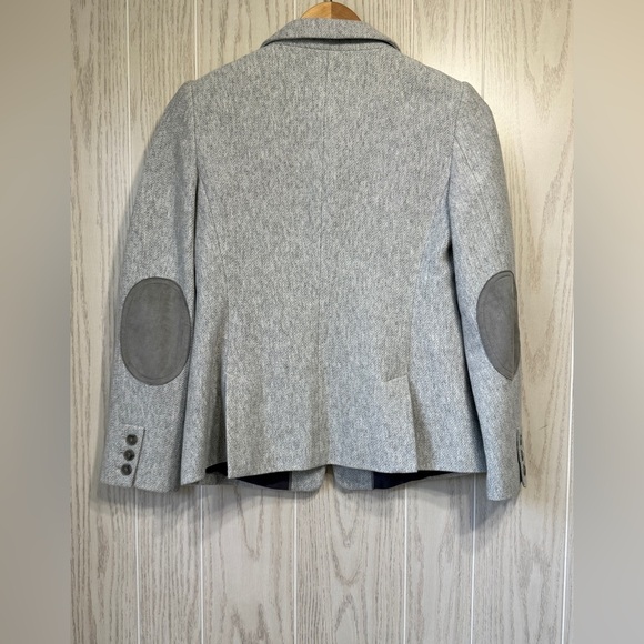 LOFT Petite Herringbone Knit Blazer Size 4P NWOT - Picture 6 of 7